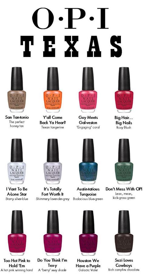 Go ahead and make a daring statement with a nail polish shade that's as quirky and cool as you. 67 best OPI Nail Polish Colors images on Pinterest | Opi ...