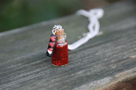 Legend Of Zelda Red Potion Necklace Engagement Rings Silver Rings