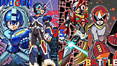 Mega Man And Command Mission X Vs Proto Man And Zero Mega Man Mugen