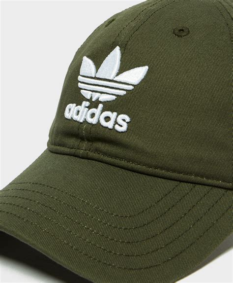 Adidas Originals Trefoil Cap In Green For Men Lyst