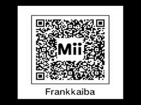 Press the l and r shoulder buttons to activate your nintendo 3ds camera. Frankkaiba's Mii 3DS QR Codes - YouTube