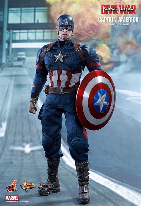 hot toys captain america collectible from captain america civil war vamers store