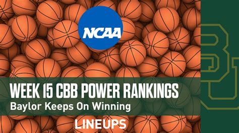 Week 15 College Basketball Power Rankings