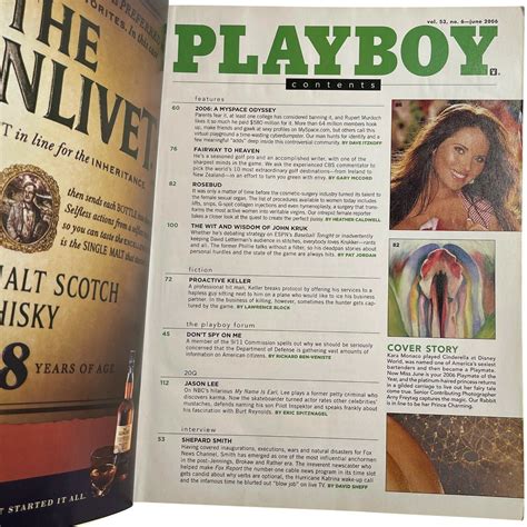 Playboy Magazine June Kara Monaco Playmate Of The Year On EBid