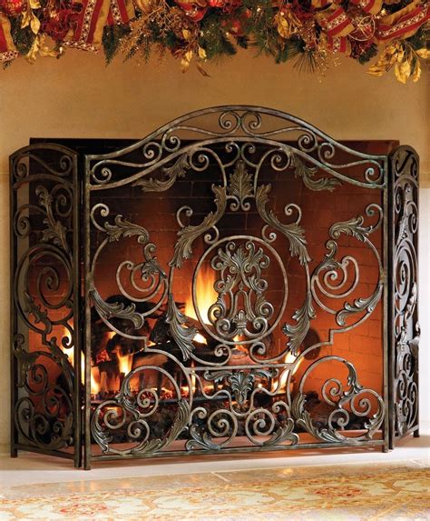 Decorative Fireplace Screens Wrought Iron Ideas On Foter