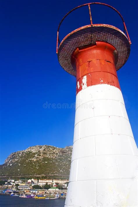Lighthouse At Kalk Bay Harbour Cape Town Stock Image Image Of