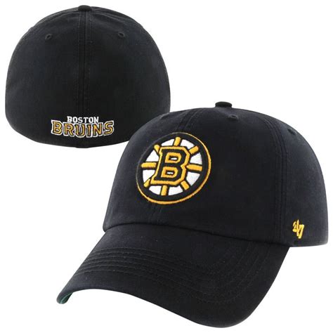 Boston Bruins 47 Brand Franchise Fitted Hat Black Boston Bruins