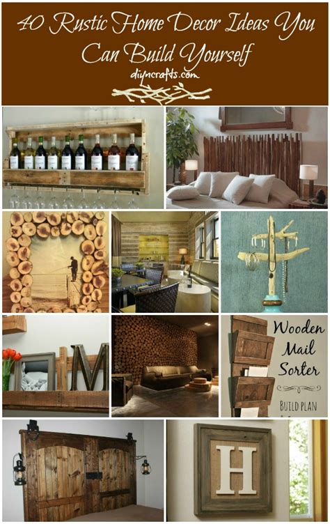 40 Rustic Home Decor Ideas You Can Build Yourself Diy U0026 Crafts