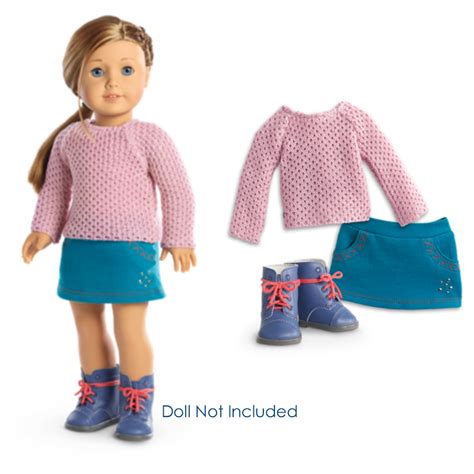 American Girl Truly Me Sparkle Sweater Outfit For 18 Dolls