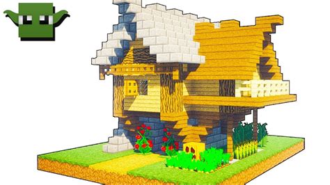 Minecraft Medieval Small House Tutorial Easy 5x5 Building System