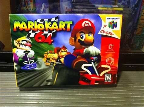Mario Kart 64 Box My Games Reproduction Game Boxes