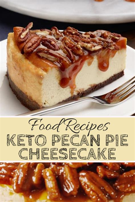 A favorite keto chocolate cake recipe that's intensely rich, moist with a light and tender crumb. KETO PECAN PIE CHEESECAKE - Healthy Food