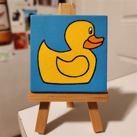 Rubber Duck Original Painting Dozart