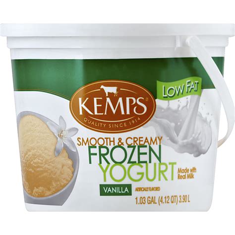 Kemps Low Fat Vanilla Frozen Yogurt Frozen Yogurt Miller And Sons