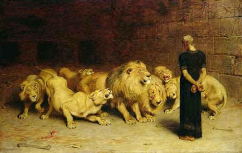 Daniel In The Lions Den By Briton Riviere