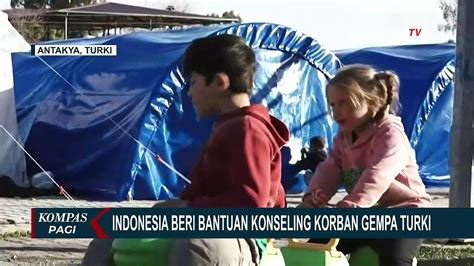 Tak Hanya Kirim Bantuan Logistik Indonesia Juga Beri Bantuan Konseling