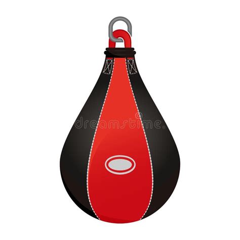 Boxing Punching Bag Vector Illustration Stock Illustration