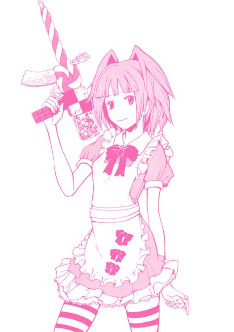 Transparent Pink Manga Girl Tumblr