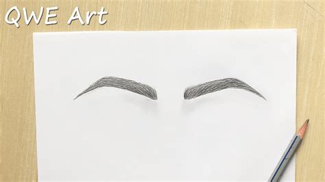 How To Draw Eyebrows Eyebrow Drawing Draw Realistic Eyebrows For