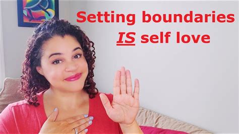 Setting Boundaries Is Self Love 💖 Youtube