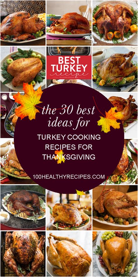 the 30 best ideas for turkey cooking recipes for thanksgiving best diet and healthy recipes