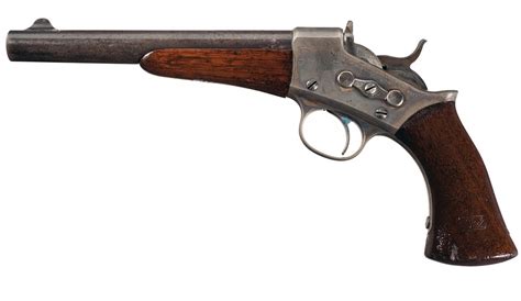 Us Remington Model 1871 Single Shot Rolling Block Army Pistol