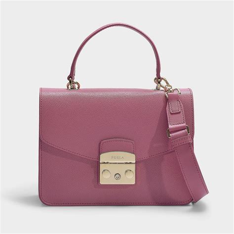 Furla Metropolis S Top Handle Bag In Azalea In Pink Lyst