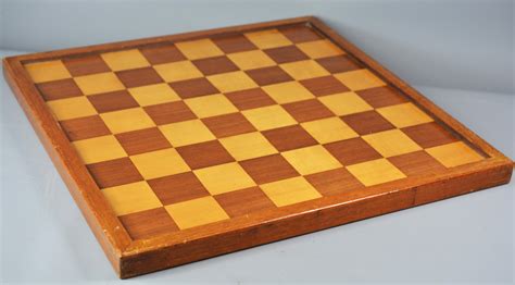 Ref3012 Large English Chess Board Antique Chess Shop