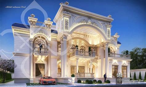 Classic Twin Villa Qatar Diebstudio House Balcony Design House