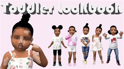 Sims 4 Toddler Lookbook Cc Links Youtube