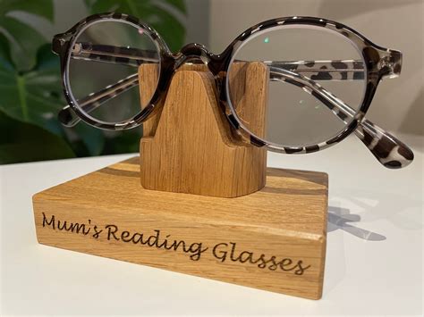 glasses stand spectacle holder wooden eye glasses holder etsy