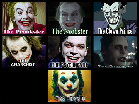 Fan Made The Many Faces Of The Joker Rdccinematic