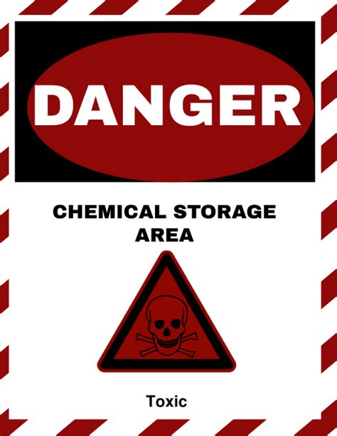 Danger Warning Sign Template Postermywall