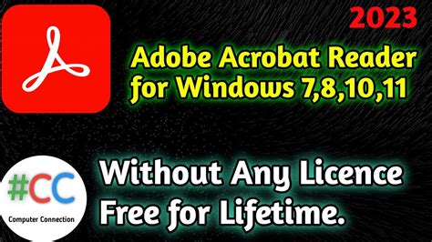 How To Download Install Adobe Acrobat Reader In Windows Free Download Free For Lifetime