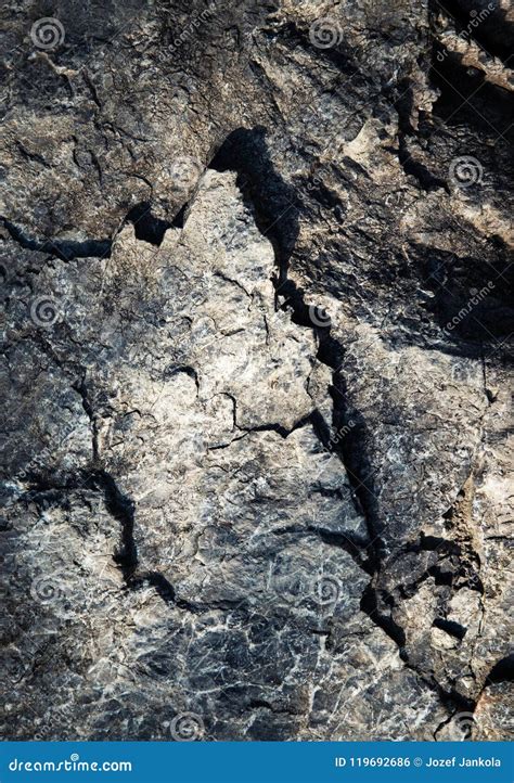 Detail Of A Dark Gray Blue Rock Stock Photo Image Of Closeup Marble