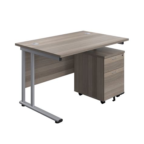 buy office hippo heavy duty rectangular cantilever office desk with 2 drawer mobile filing