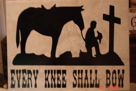 9x12 Tile Every Knee Shall Bow Etsy Every Knee Shall Bow Bows