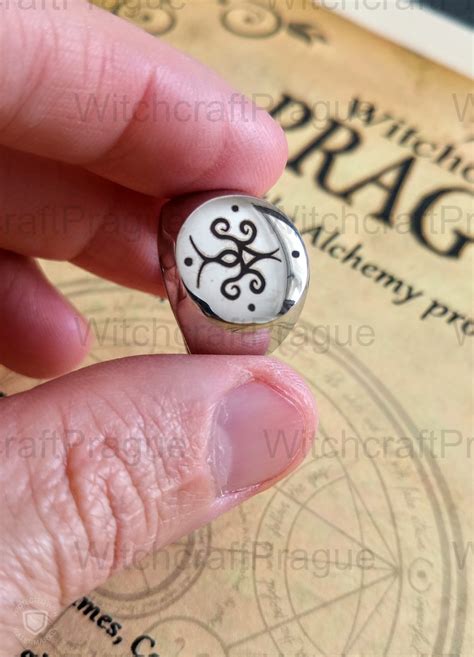 Witchcraft Sigil Ring Amulet Wicca Talisman Alchemy Etsy