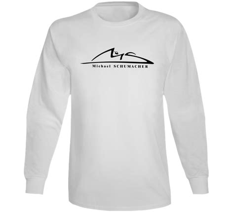 Michael Schumacher Logo Racing Legend Long Sleeve T Shirt