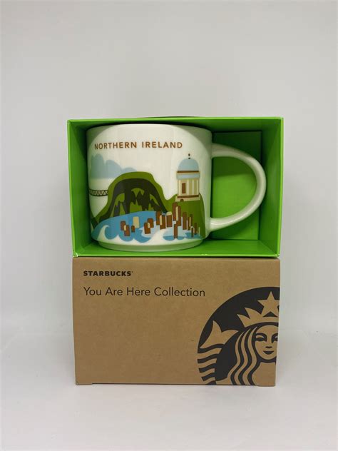 Starbucks You Are Here Collection Northern Ireland Coffee Mug New With