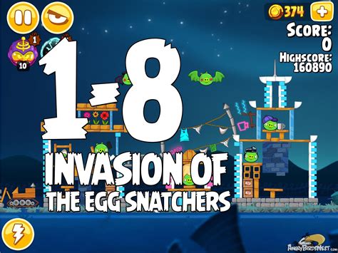 Angry Birds Seasons Invasion Of The Egg Snatchers Level Walkthrough Angrybirdsnest Com