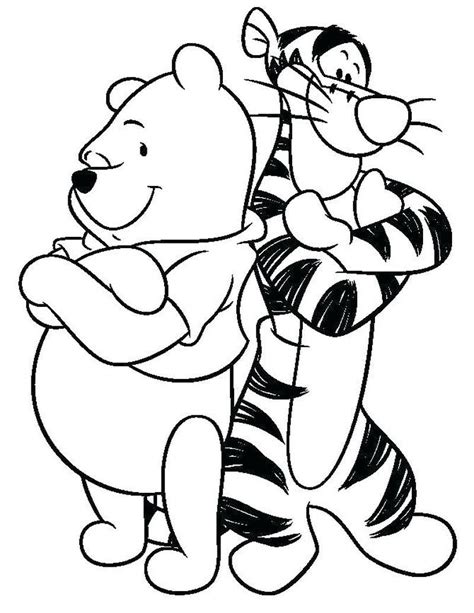 Winnie Pooh Coloring Sheets