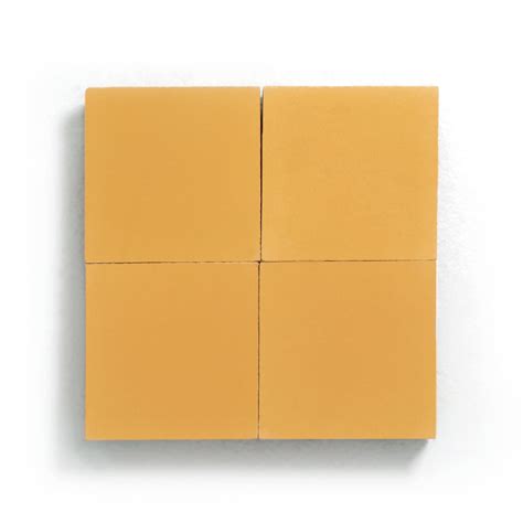 Plain Square Light Yellow Machuca Tile