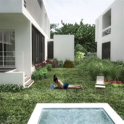 Casas En Miami Rra Arquitectura Piscinas De Jard N Madera Blanco Homify