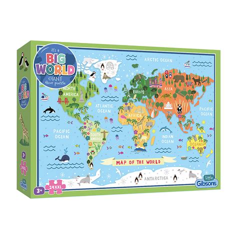 Gibsons Our World Jigmap 250 Piece Childrens Jigsaw Puzzle