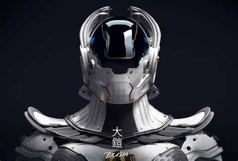 O Yoroi Future Tech Samurai Armor 05 By Przemek Duda On Deviantart