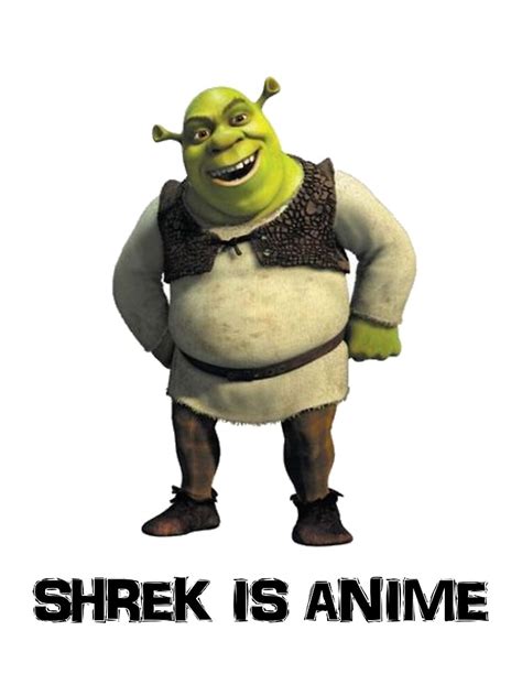 Shrek Is Anime Canvas Print For Sale By Willnofriends Redbubble