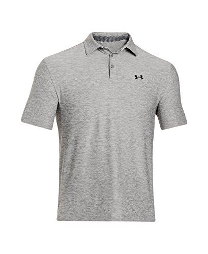 Under Armour Mens Ua Elevated Heather Polo Xx Large True Gray Heather