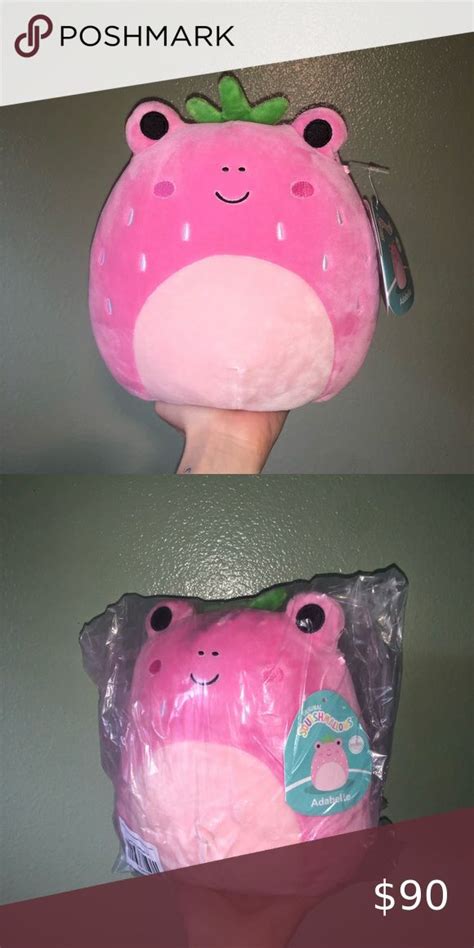 Adabelle Strawberry Frog Squishmallow Valentine Frog Cute