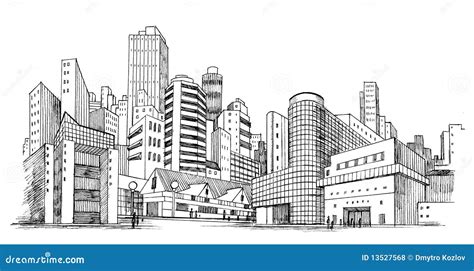 Ville Urbaine Illustration Stock Illustration Du Numéro 13527568